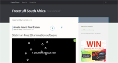 Desktop Screenshot of freestuff.co.za
