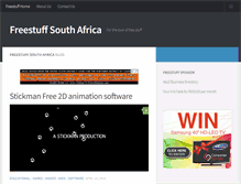 Tablet Screenshot of freestuff.co.za